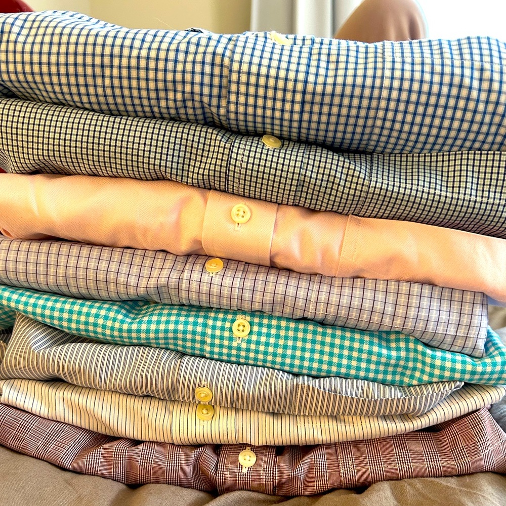Lot of 8 Brooks Brothers Regent Fit Shirtd